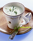 Sorrel cream soup from Baden-Württemberg, Germany