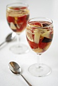 Fruity punch with Prosecco