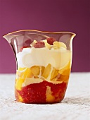 Pfirsich Melba Trifle
