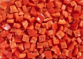 Diced red pepper (full-frame)