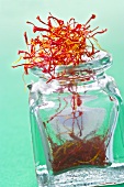 Saffron threads in a jar
