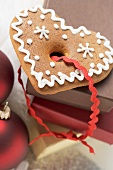 Gingerbread heart on boxes (Christmas)