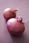 Two red onions