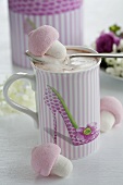 Hot chocolate with marshmallows