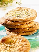 Oriental thyme bread with sesame
