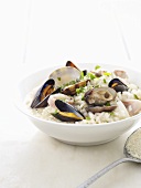 Seafood risotto