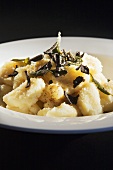 Gnocchi with sage butter and truffles