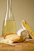 Soft cheeses and white wine