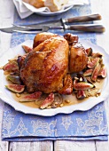 Chicken with figs and pine nuts