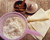 Zutaten der türkischen Küche: Reis, Yufka, Sultaninen & Zimt