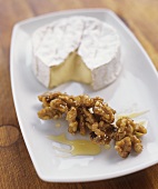 Camembert with walnuts