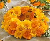 Marigold wreath