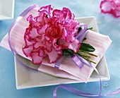 Azalea as napkin decoration