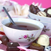 Tea and chocolates