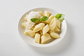 Gnocchi with Parmesan and basil