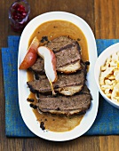 Pirschbraten (Beef with the flavour of venison)