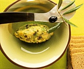 Avocado and olive tartare