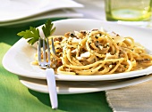 Spaghetti alla carbonara (Nudeln mit Ei & Speck, Italien)