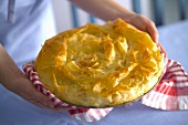 Banitsa (Filo pastry with sheep's cheese filling, Bulgaria)