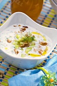 Tarator (Cold yoghurt & cucumber soup with walnuts, Bulgaria)