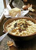 Cheese spaetzle (home-made noodles)