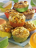 Pumpkin muffins and raisin muffins