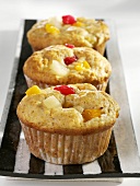 Fruit muffins with liqueur
