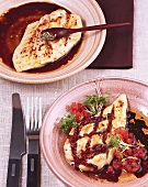 Chicken breast, Mediterranean style and Asian style