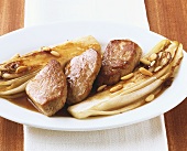 Pork fillet with chicory