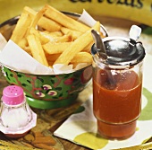 Chips and curry ketchup