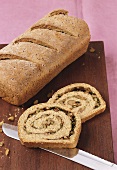 Rolled nut bread
