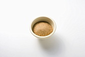 Brown sugar in a small bowl