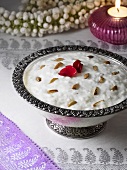 Kheer with almonds (Indian rice pudding)