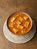 Paneer Makhni (Gegrillter Käse in Tomatensauce, Indien)