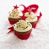 Weihnachtliche Cupcakes