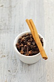 Cloves and cinnamon stick