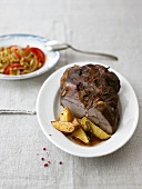 Leg of lamb with potatoes