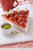 Strawberry cream tart