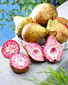 Pink-fleshed pears (Blood pears)