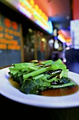 Broccoli rabe with soy sauce (China)