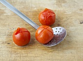 Scalded tomatoes