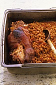 Baked beans with pork