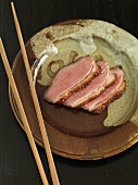 Grilled duck breast