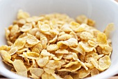 Cornflakes in bowl