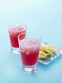 Southern Rose cocktails with tequila