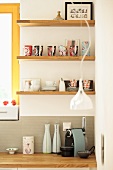 Kitchen shelves