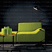 Green sofa