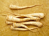 Parsnips, seen from above
