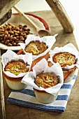 Apple and almond muffins