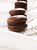 Chocolate macarons